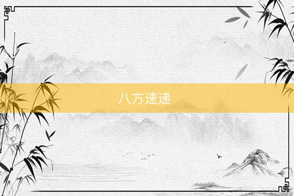 八方速递 