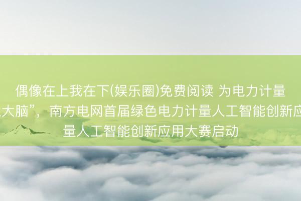 偶像在上我在下(娱乐圈)免费阅读 为电力计量装上AI“智慧大脑”，南方电网首届绿色电力计量人工智能创新应用大赛启动